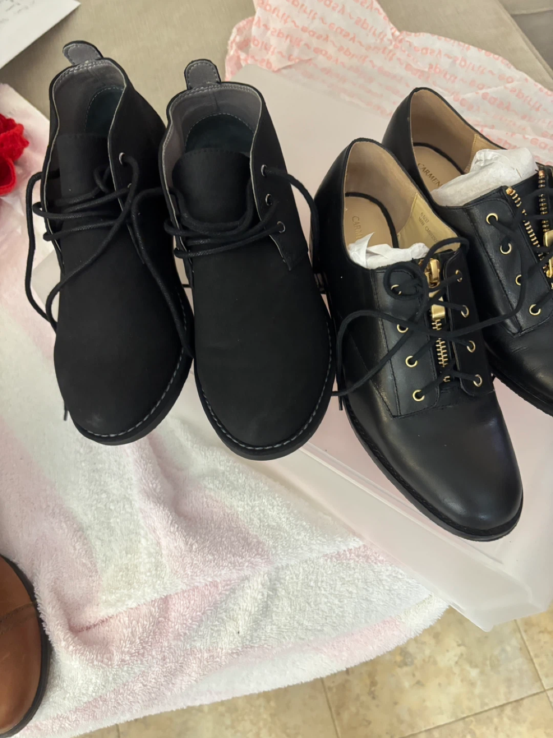 Black Carmen Ankle Boots and Chuka Boots