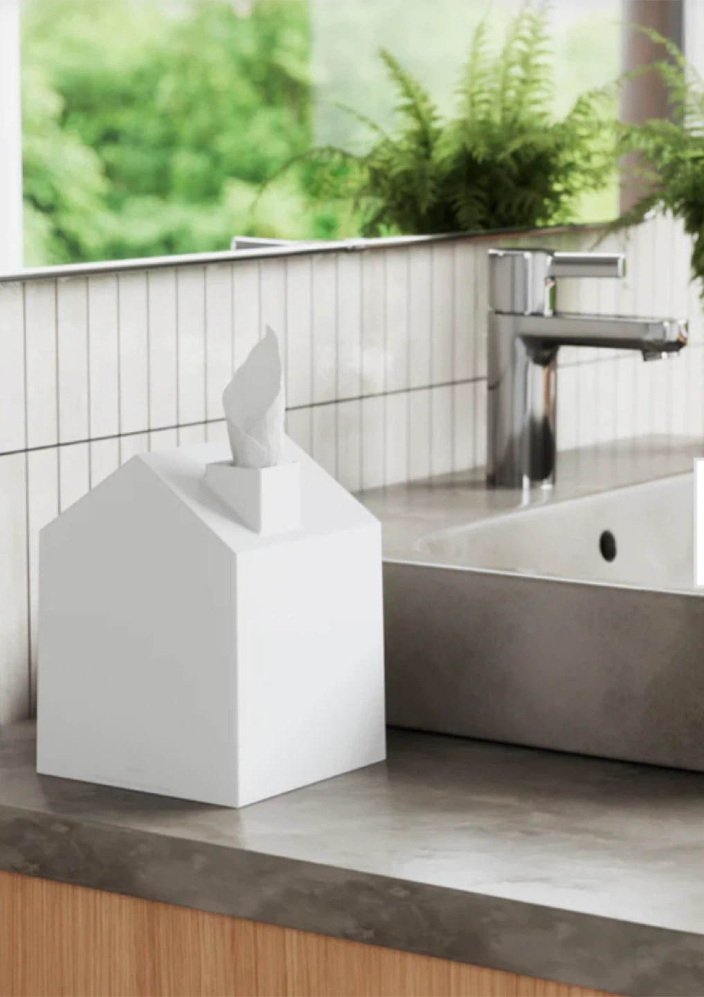 Umbra House Shaped Tissue Box Cover