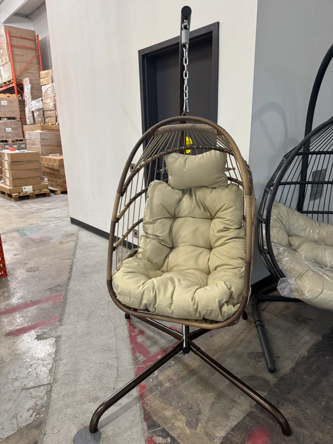 Egg Hanging Chair with Cushion