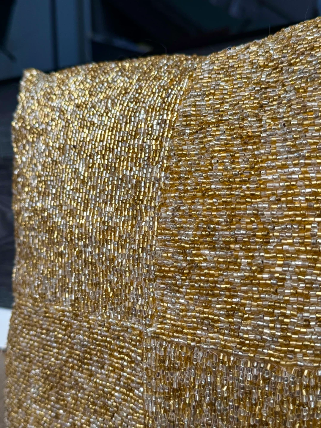 1 day sale! Luxury Pier 1 Beaded Accent Decor Pillows Set of 2 - photo 2