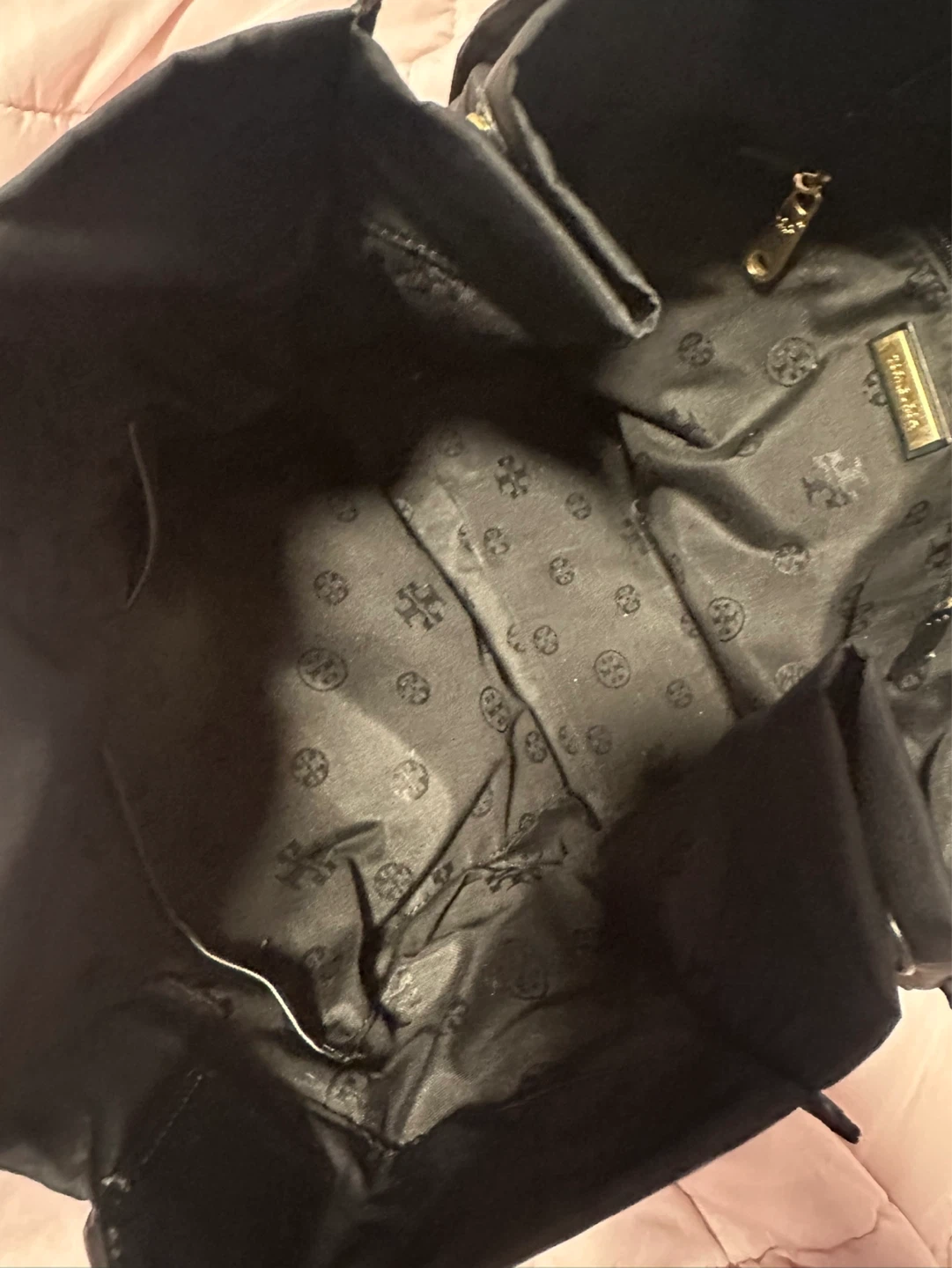 Tory Burch Black Nylon Tote Bag - photo 4