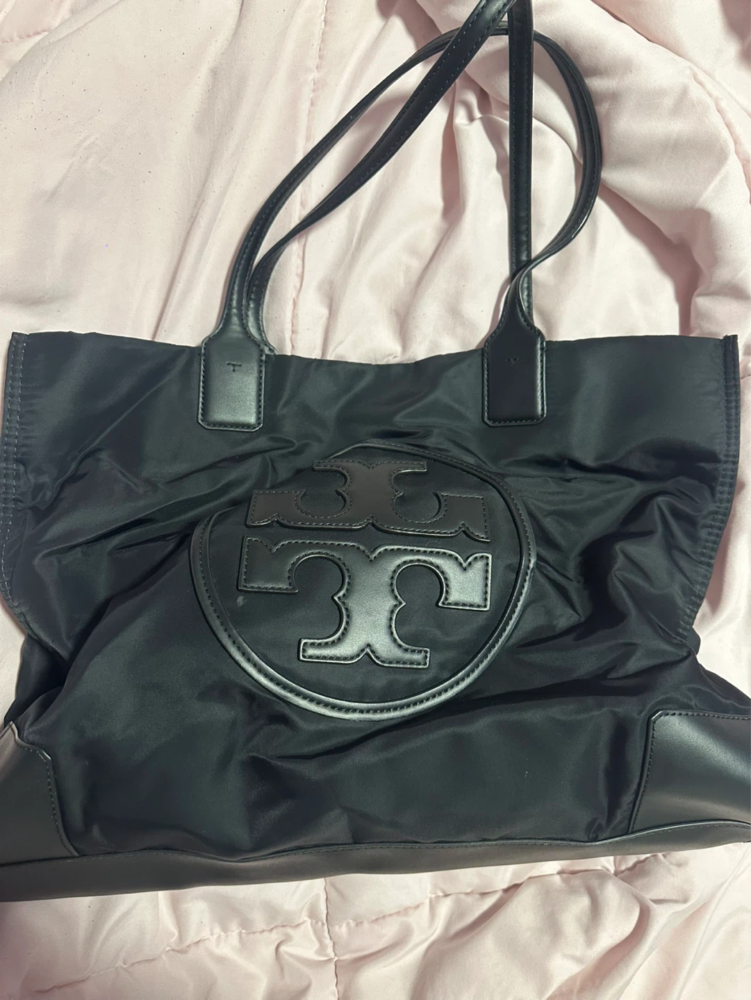 Tory Burch Black Nylon Tote Bag - photo 2