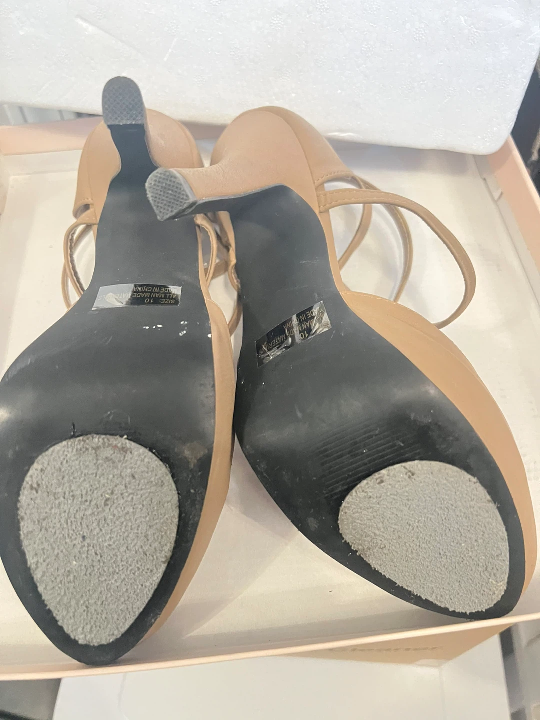 Women's Tan Heels - Size 10 - photo 2