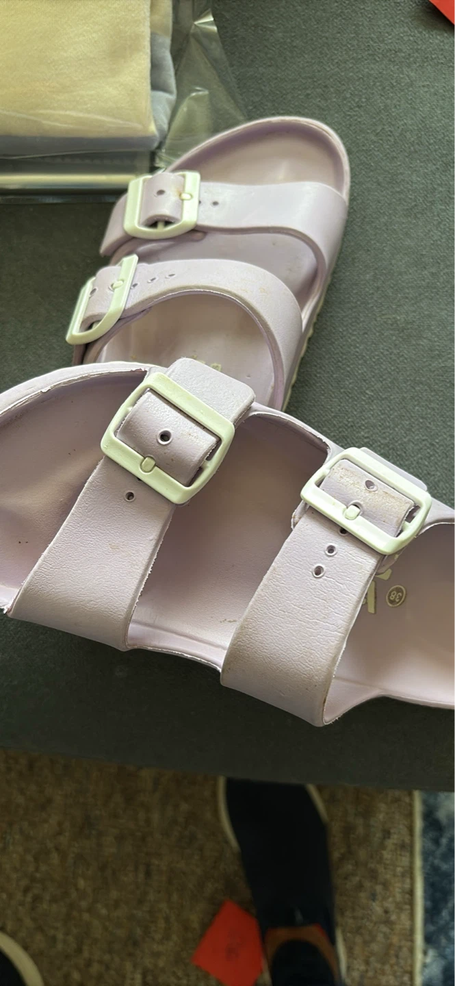 Lavender Birkenstock Sandals Size 36