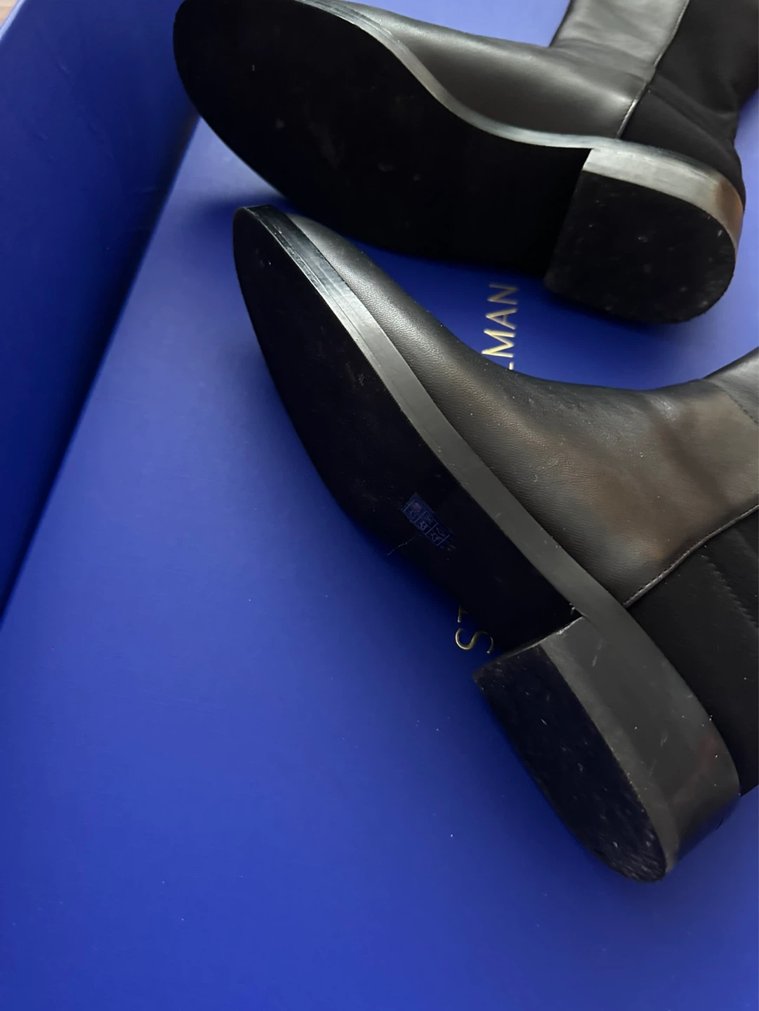 Stuart Weitzman Black Leather & Suede Boots - photo 4