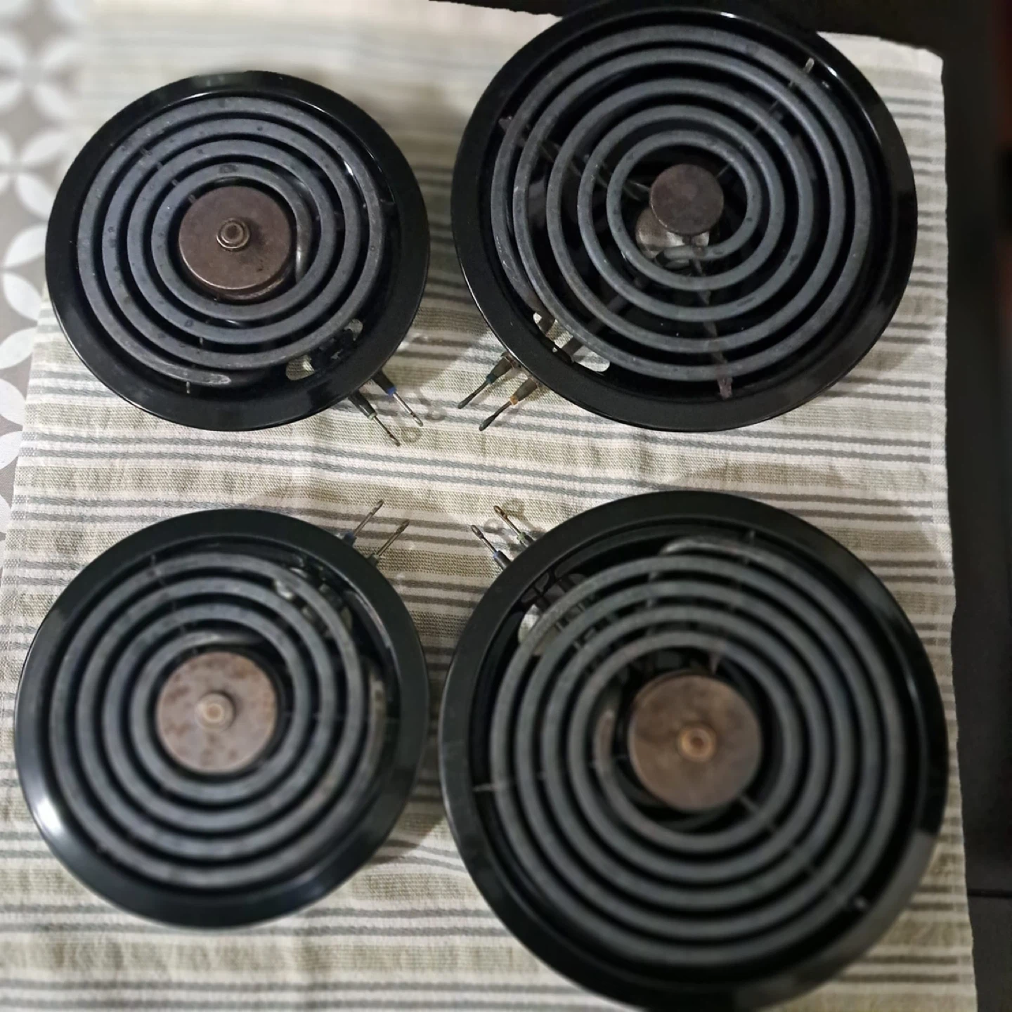 Set of 4 Electric Stove Burners