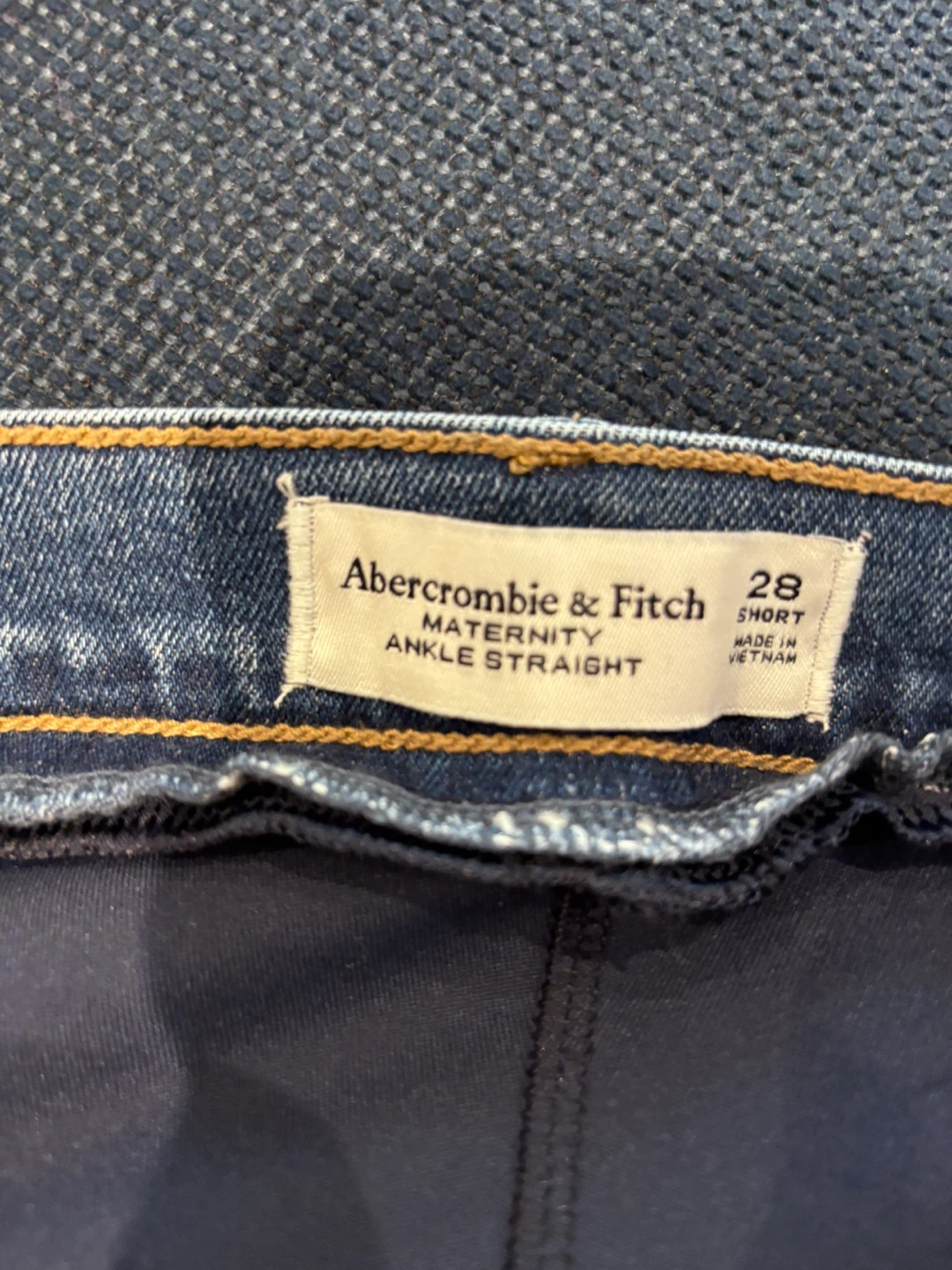 Abercrombie & Fitch Maternity Ankle Straight Jeans Size 28 - photo 4