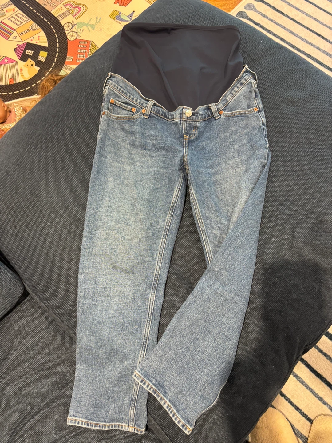 Abercrombie & Fitch Maternity Ankle Straight Jeans Size 28 - photo 2