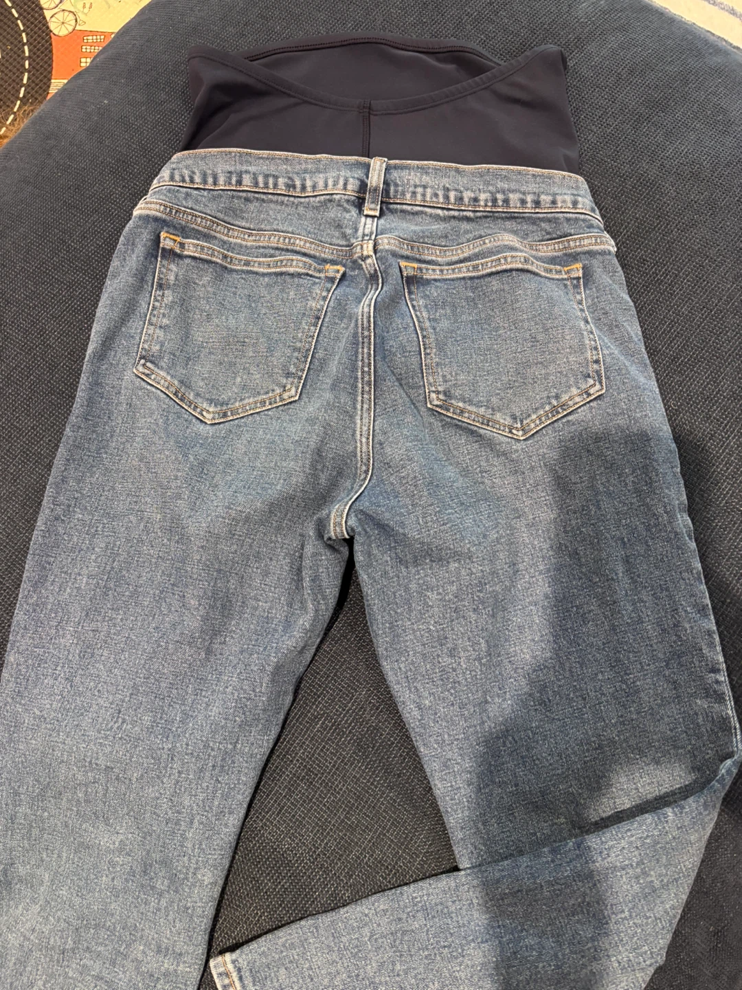 Abercrombie & Fitch Maternity Ankle Straight Jeans Size 28 - photo 3