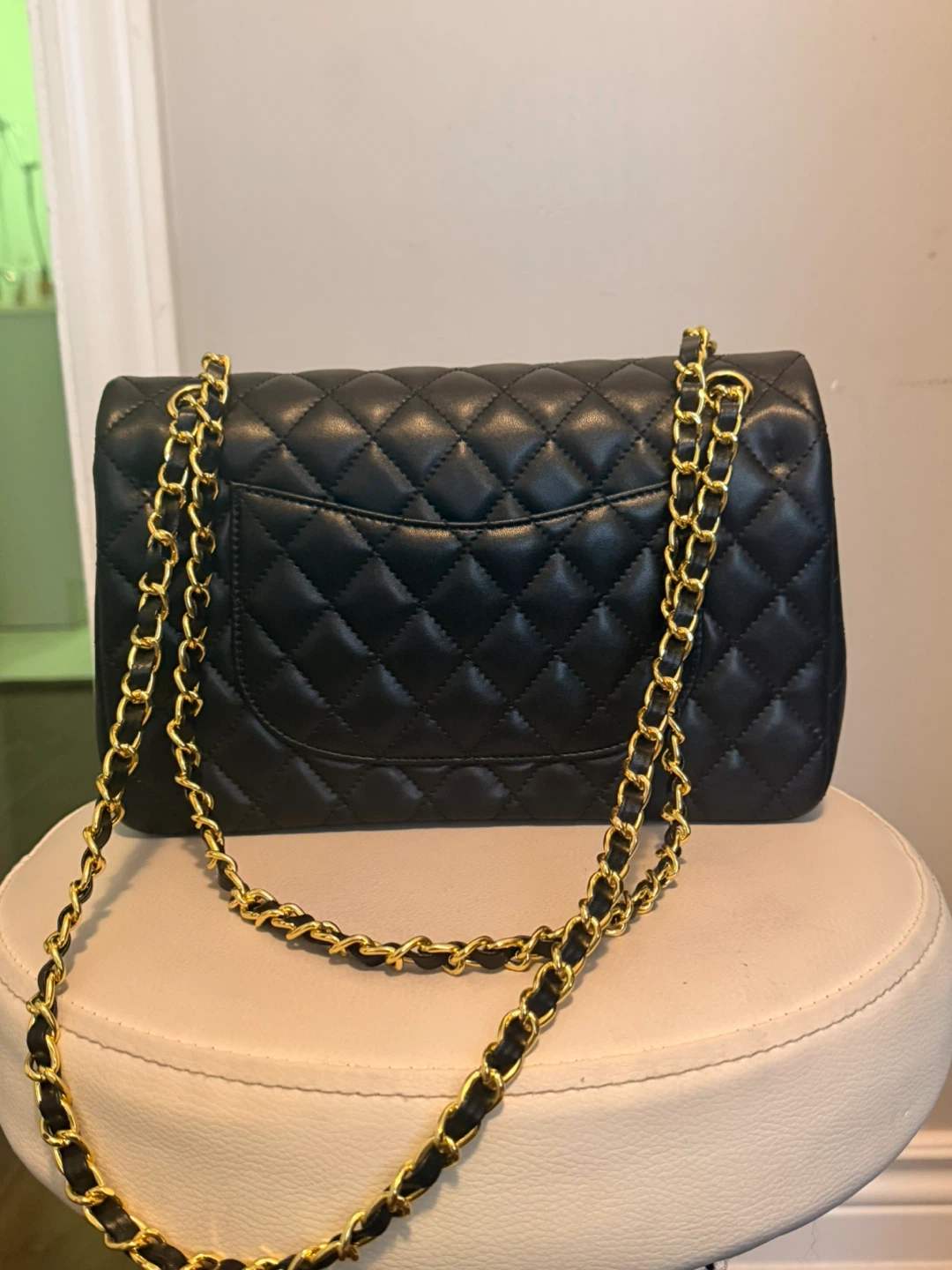CHANEL Black Quilted Lambskin Classic Flap Handbag - photo 3