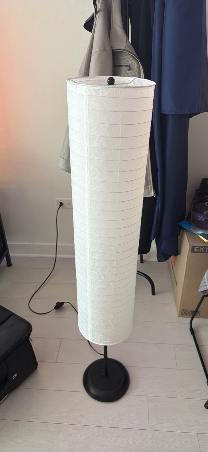 White Paper Floor Lamp - photo 3