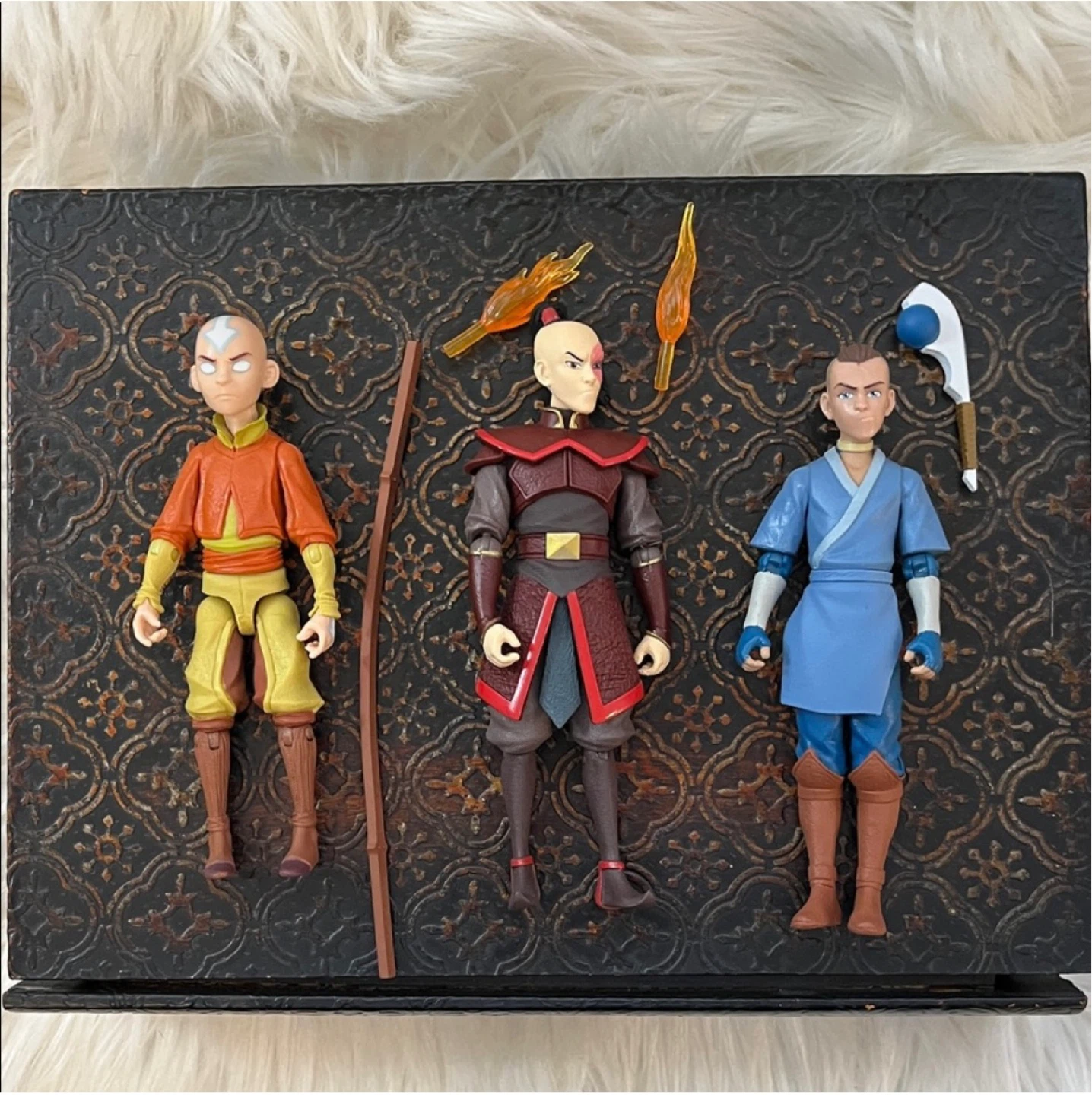 Avatar: The Last Airbender Action Figures - Aang, Zuko, Sokka
