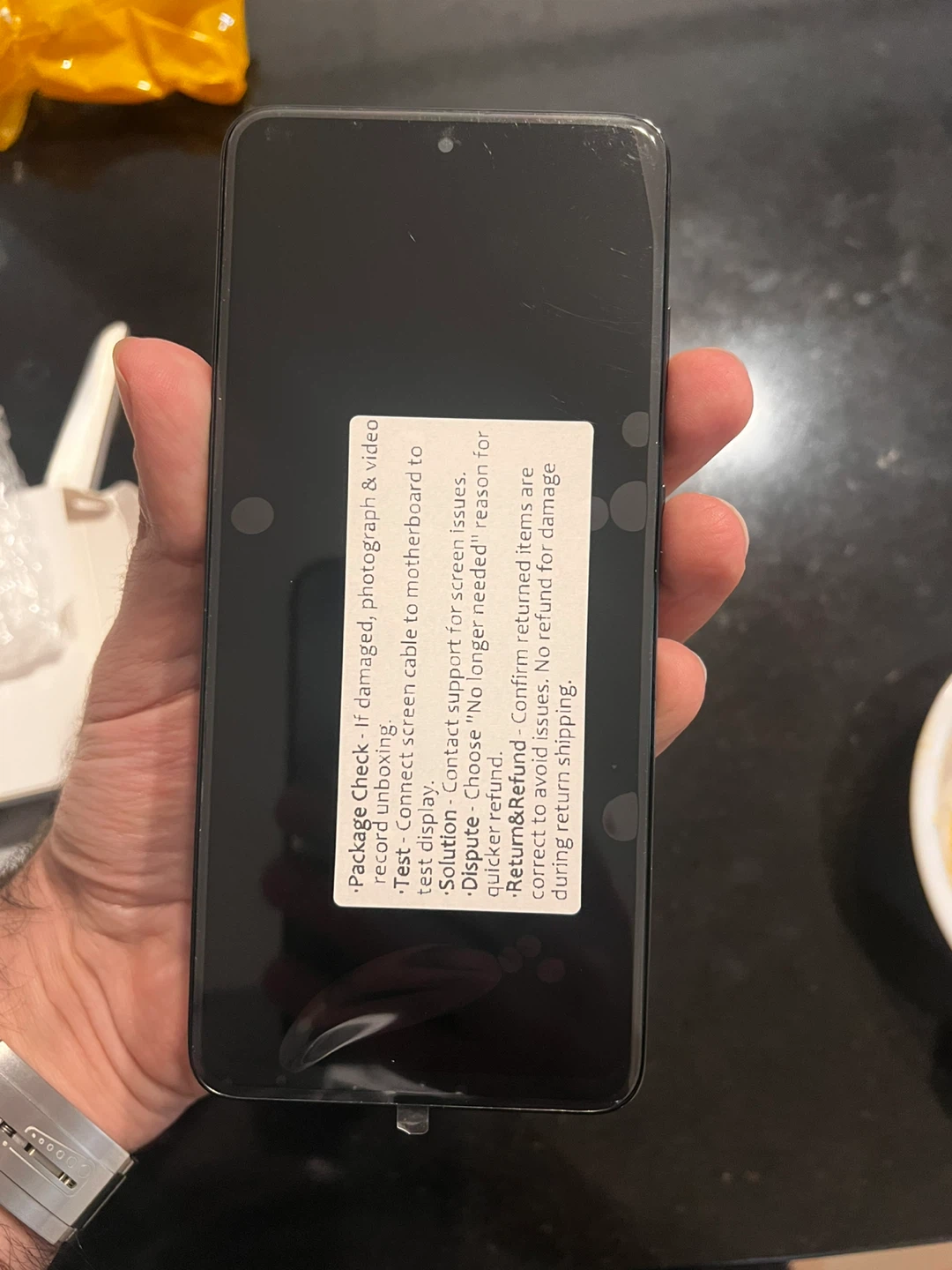 Samsung S20 Ultra LCD Screen Replacement (No fingerprint) Black