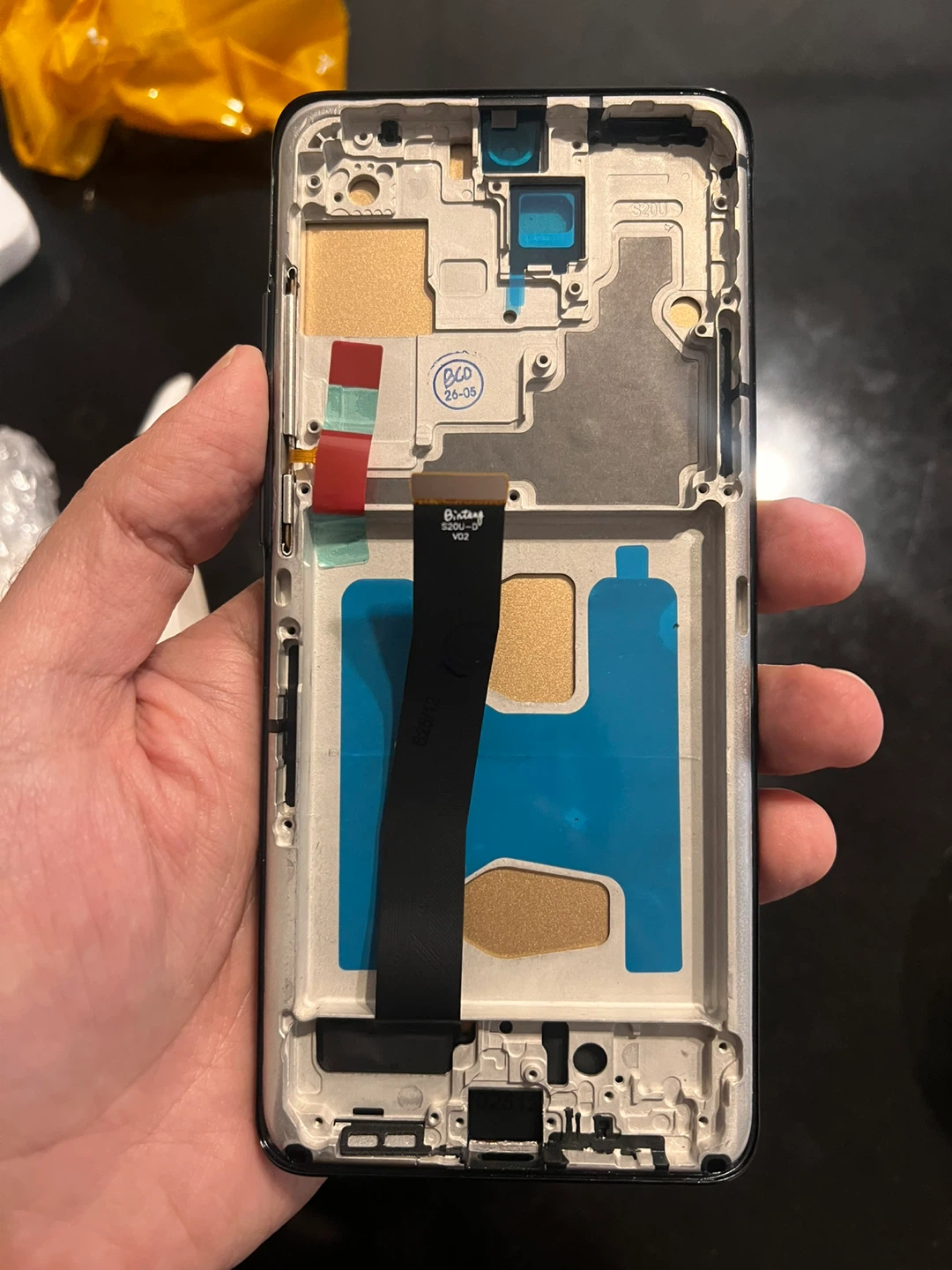 Samsung S20 Ultra LCD Screen Replacement (No fingerprint) Black - photo 4