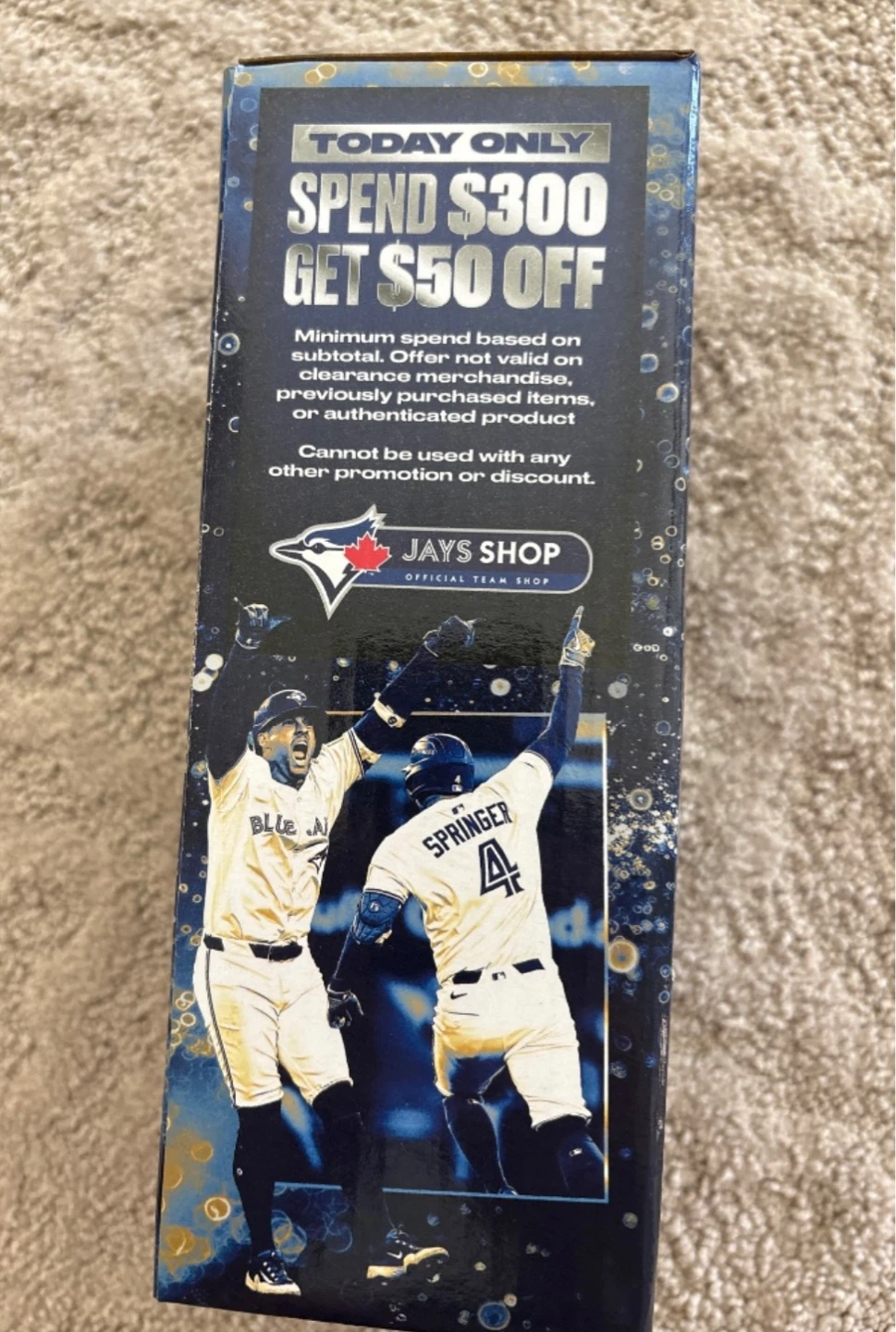 SIGNED Toronto Blue Jays George Springer Bobblehead - photo 4