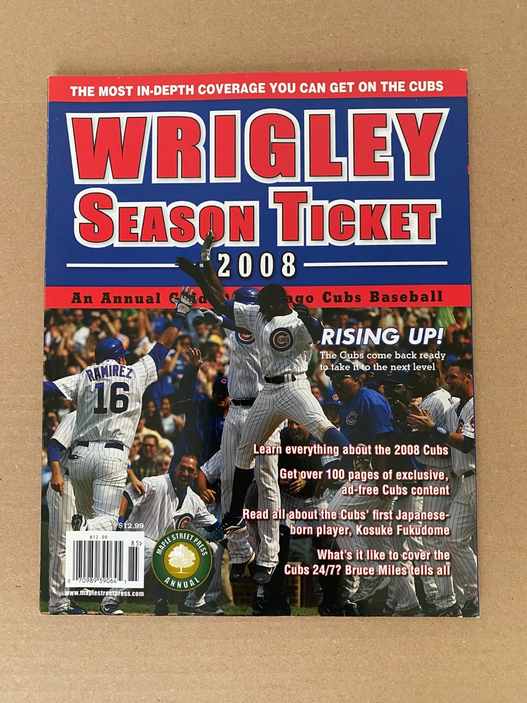 Chicago Cubs Wrigley Season Ticket 2008 Magazine