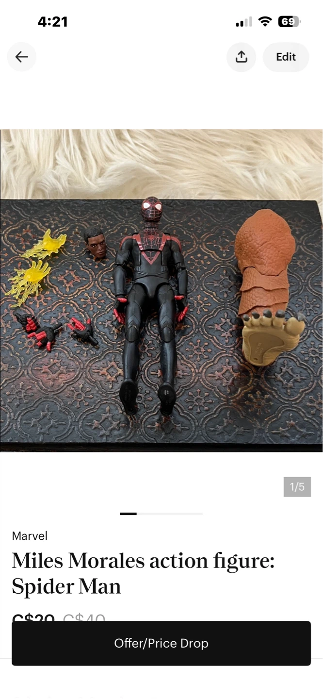 Marvel Miles Morales action figure: Spider-Man