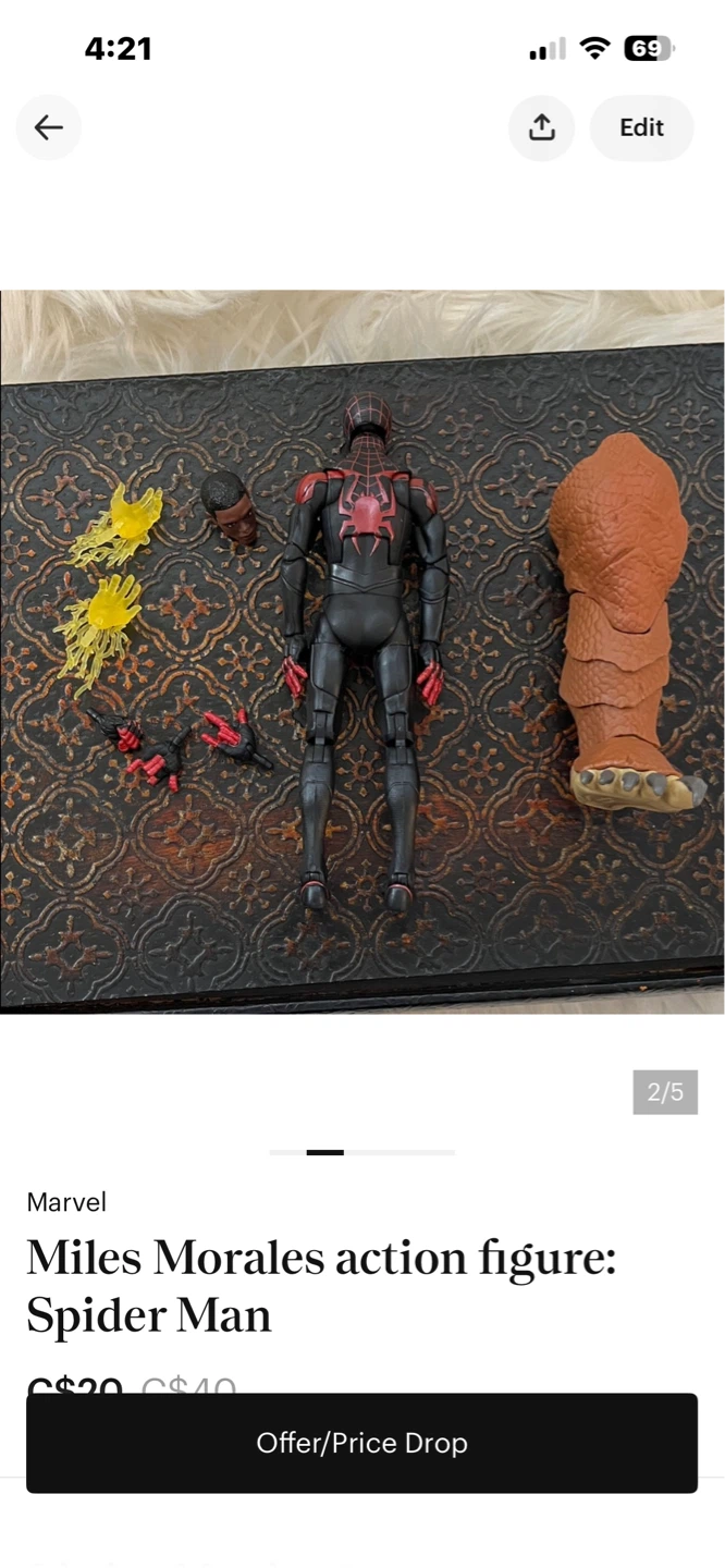 Marvel Miles Morales action figure: Spider-Man - photo 2