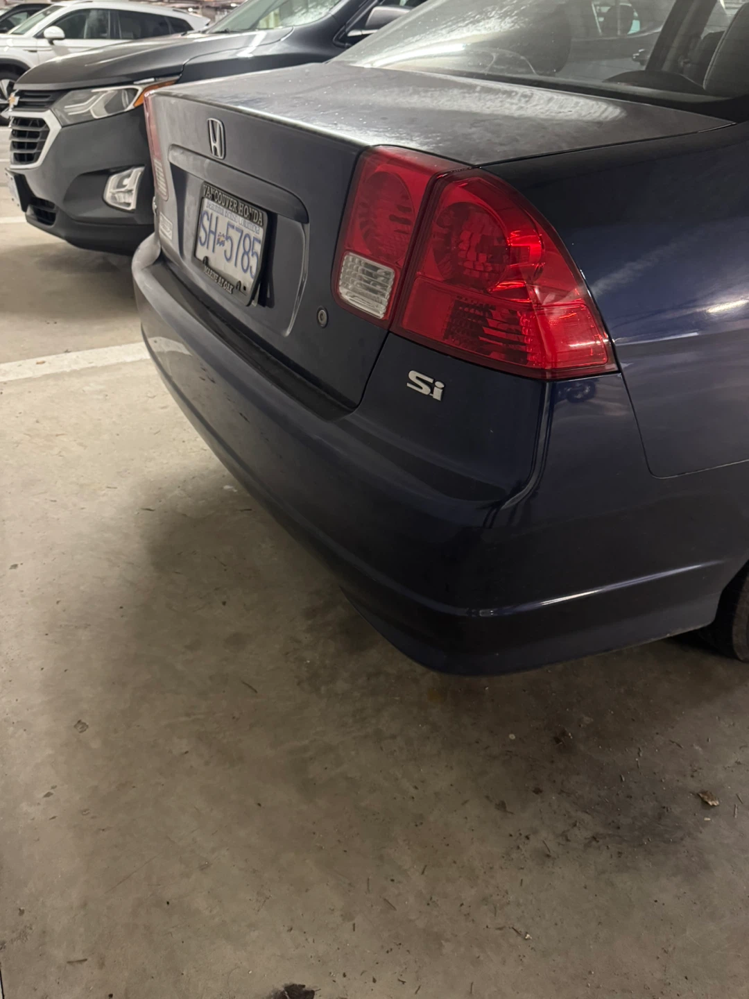 Blue Honda Civic Si Sedan 1.7l manual - photo 5