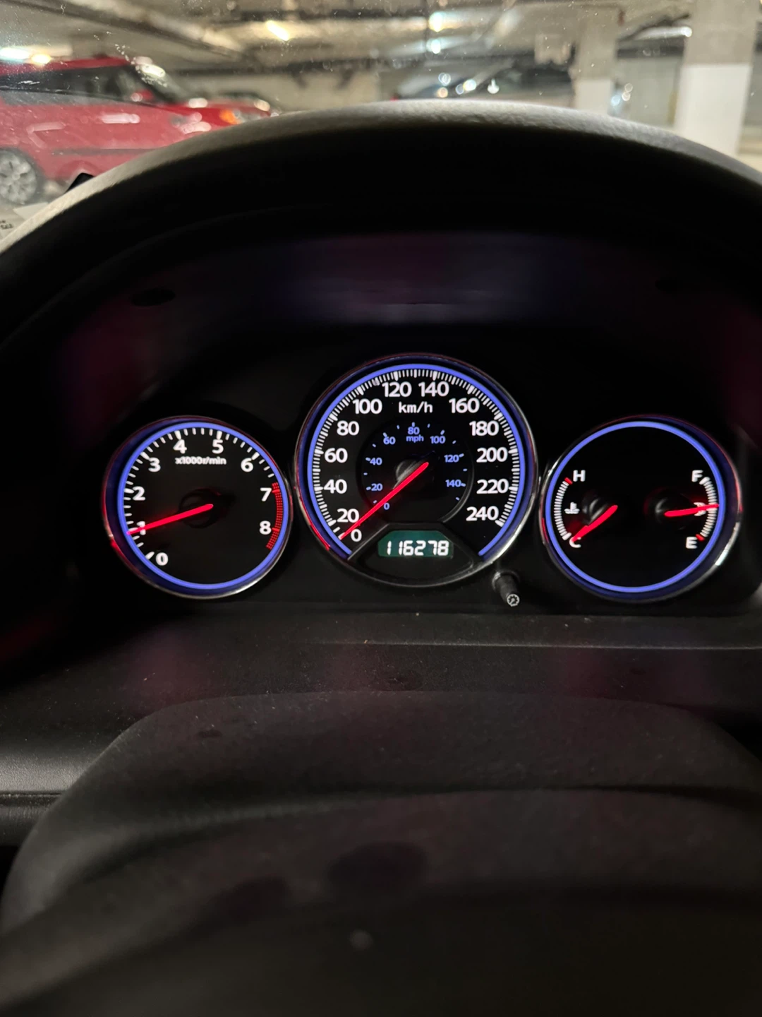 Blue Honda Civic Si Sedan 1.7l manual