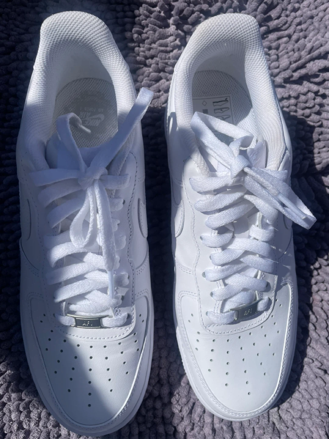2 pairs of Nike Air Force 1 White Sneakers for only $200 - photo 2