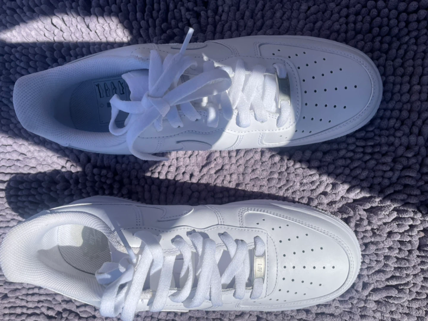 2 pairs of Nike Air Force 1 White Sneakers for only $200 - photo 4