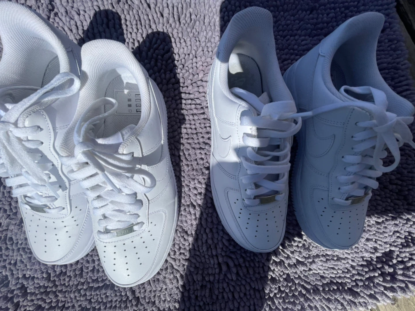 2 pairs of Nike Air Force 1 White Sneakers for only $200 - photo 3