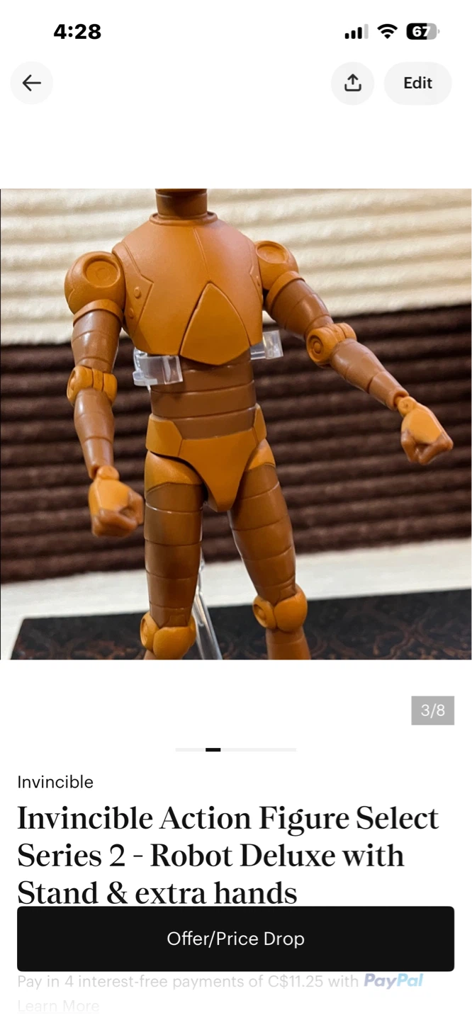 Invincible Action Figure Select Series 2 Robot Deluxe - photo 2