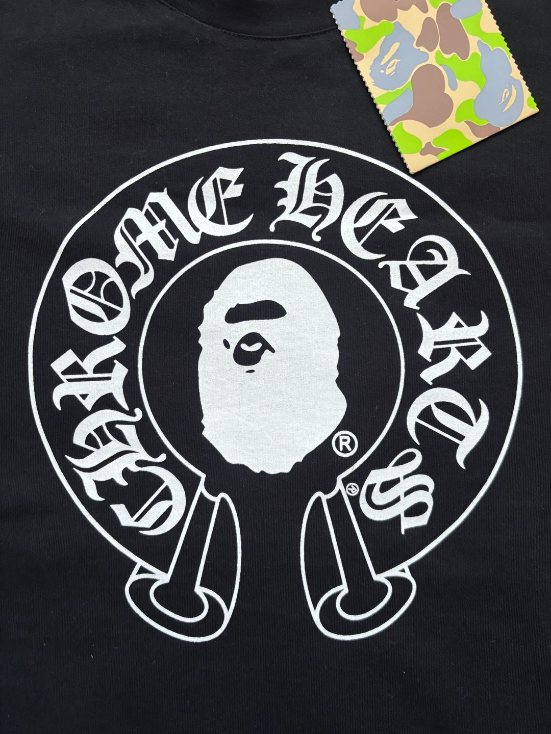 BAPE x Chrome Hearts T-Shirt ‘Black’ - photo 3
