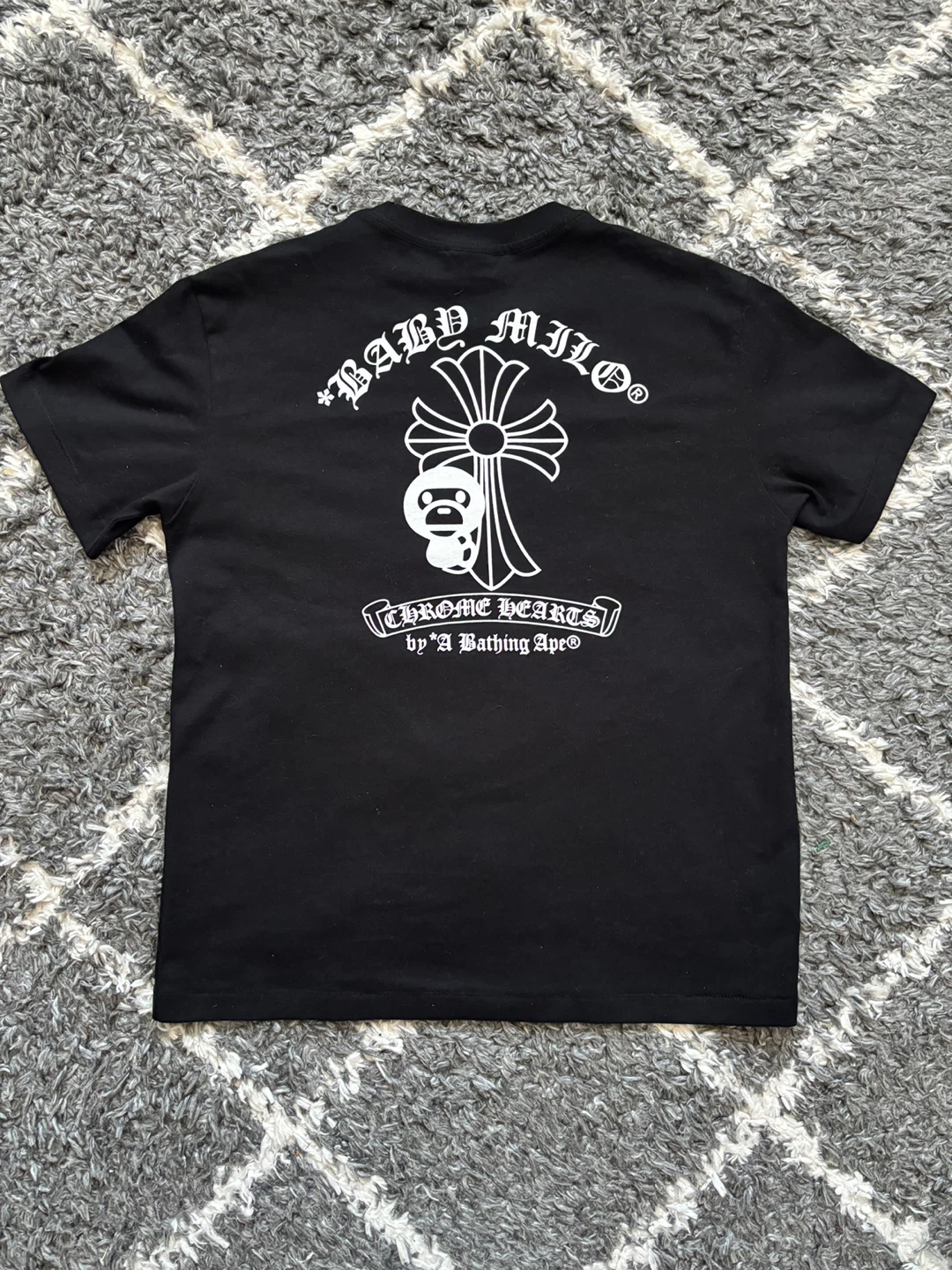 BAPE x Chrome Hearts T-Shirt ‘Black’ - photo 2