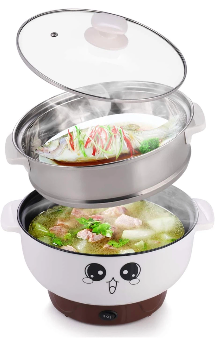 Multi-functional Electric Hot Pot & Steamer (3.6L)