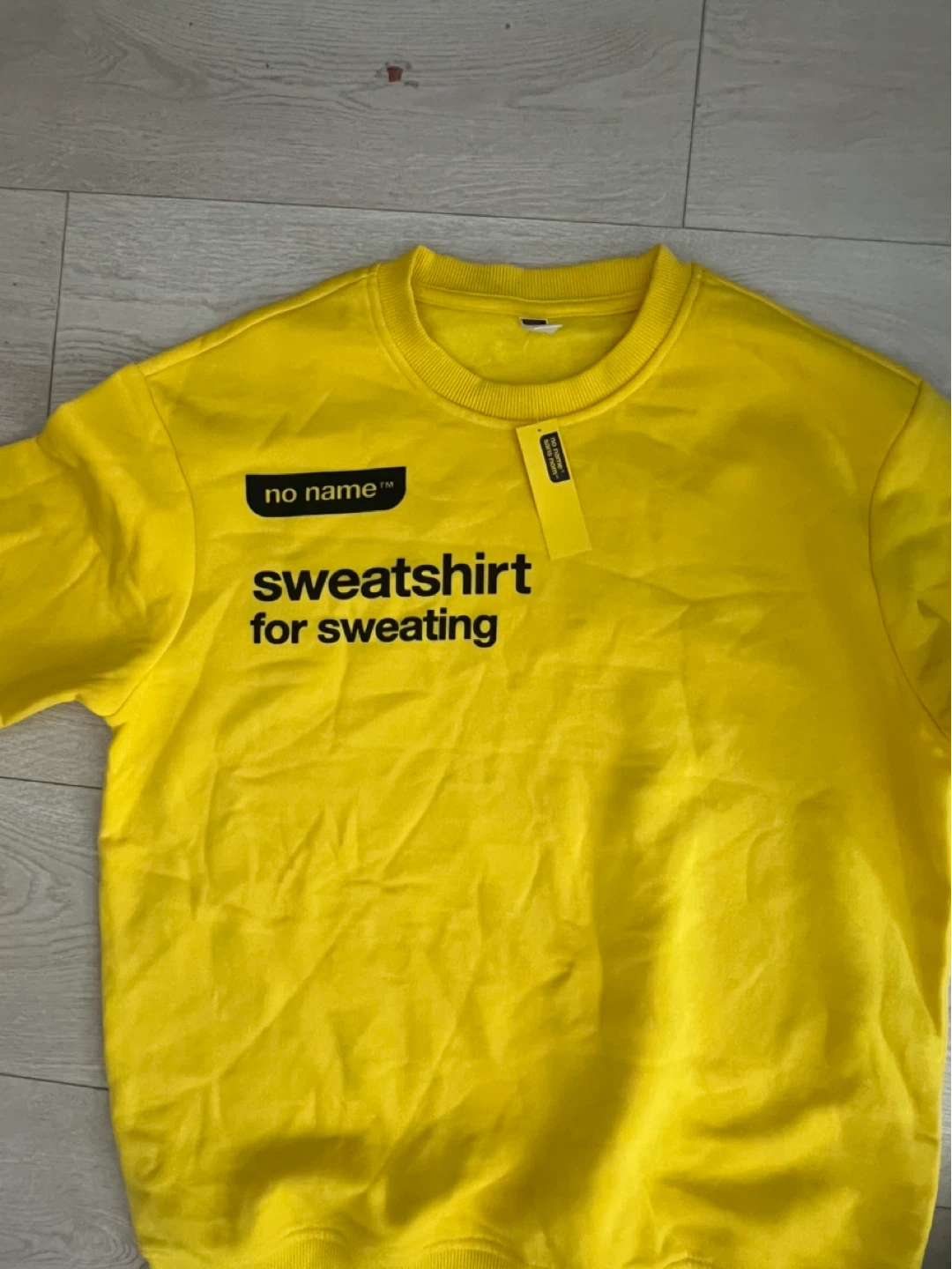NO NAME Yellow Sweatshirt for Sweating