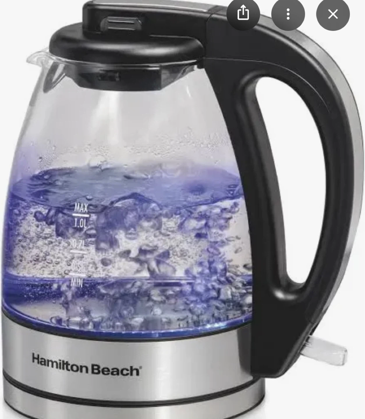 Hamilton Beach Electric Glass Kettle