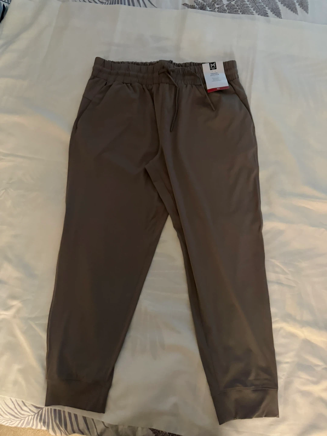 M. Lifestyle Travel Jogger Pants XL Grey Bisque - photo 2