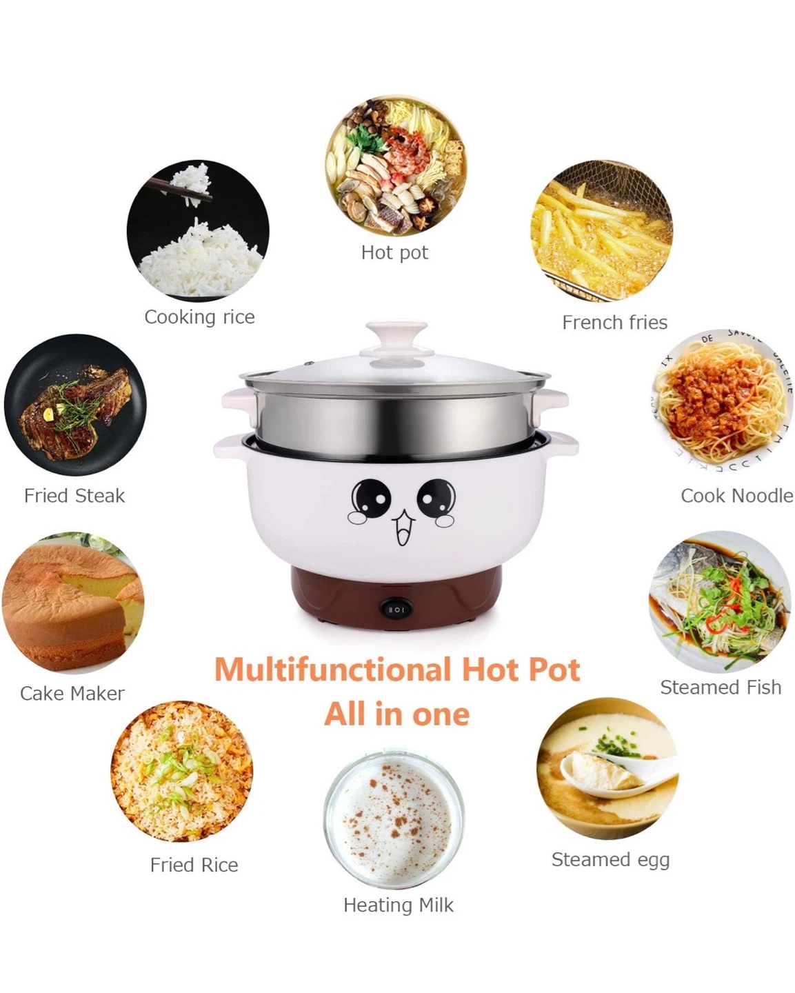 Multi-functional Electric Hot Pot & Steamer (3.6L) - photo 3