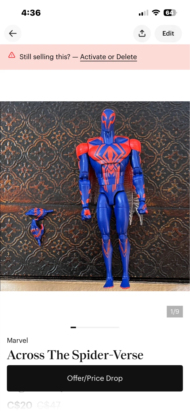 Marvel Spider-Man Across the Spider-Verse Action Figure