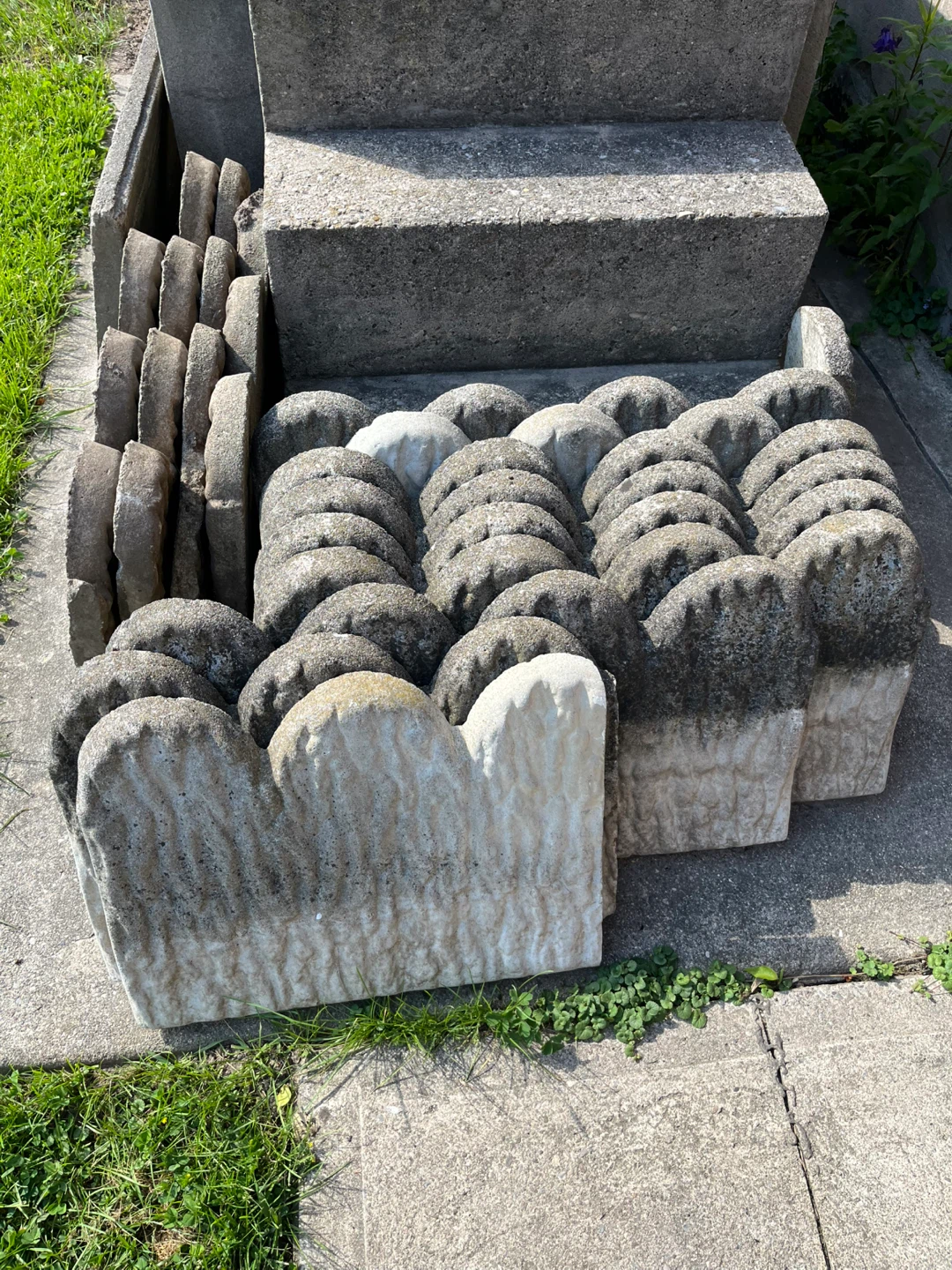 Concrete Garden Edging Stones