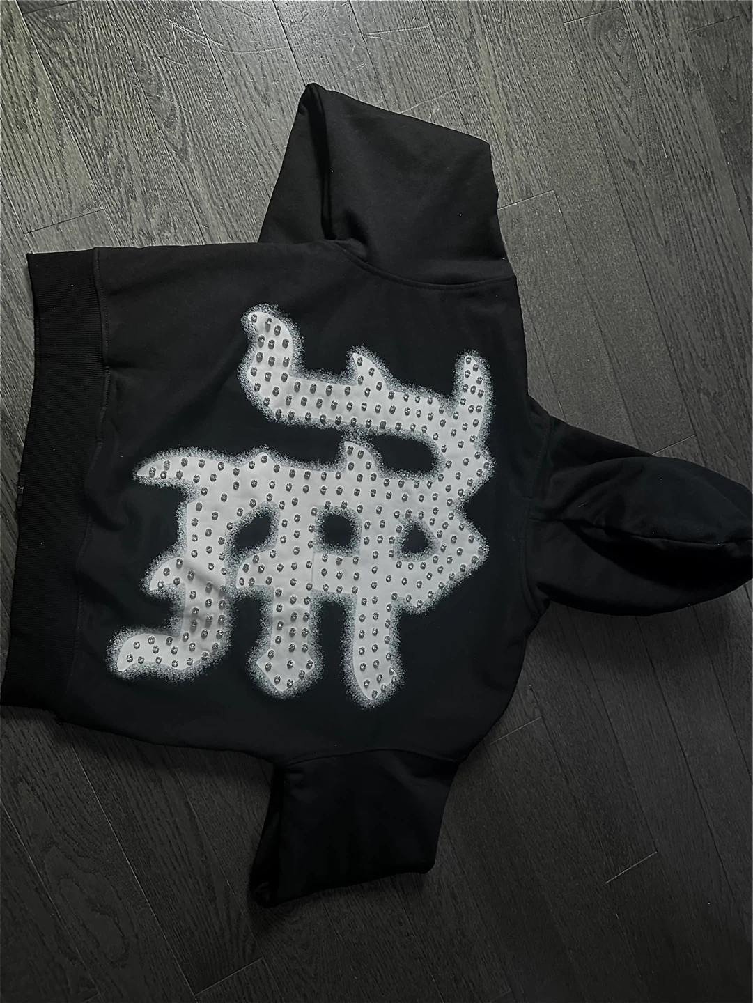 Black Zip-Up Hoodie - photo 2