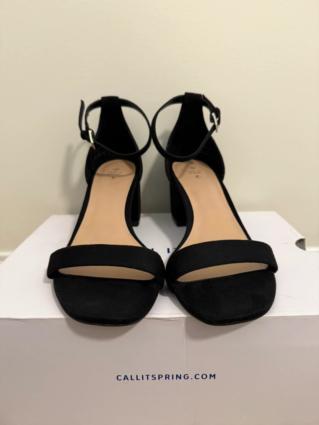 Call It Spring Black Block Heel Sandals - photo 3