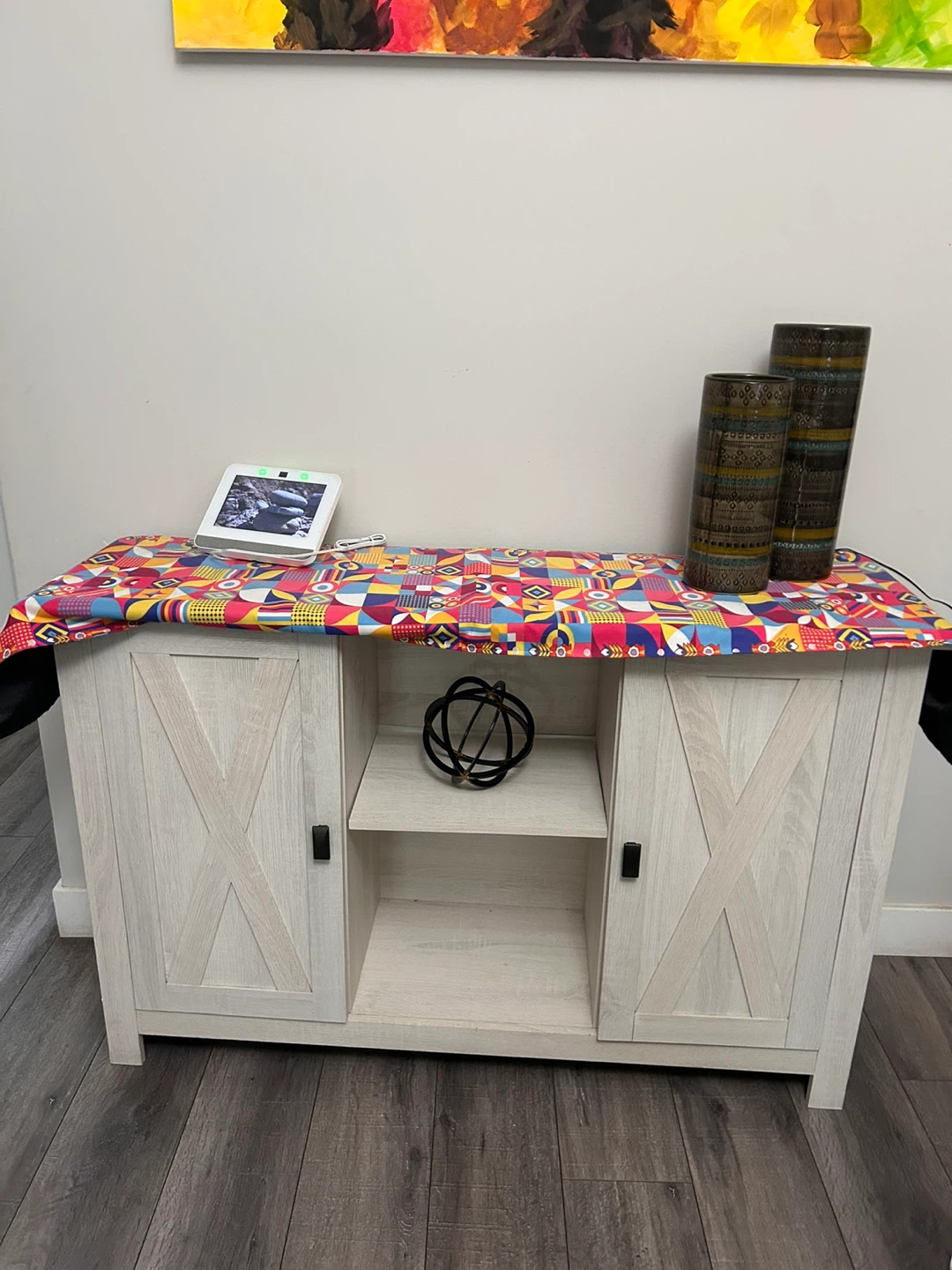 Farmhouse Style Two-Door Console Cabinet - photo 4