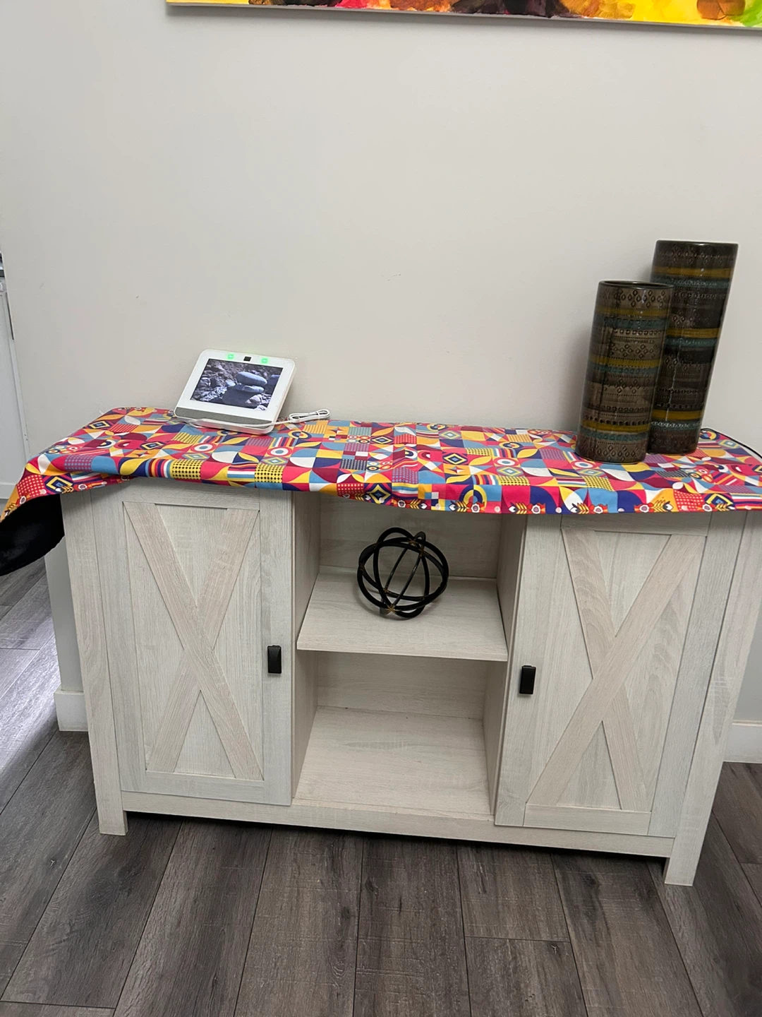 Farmhouse Style Two-Door Console Cabinet - photo 2