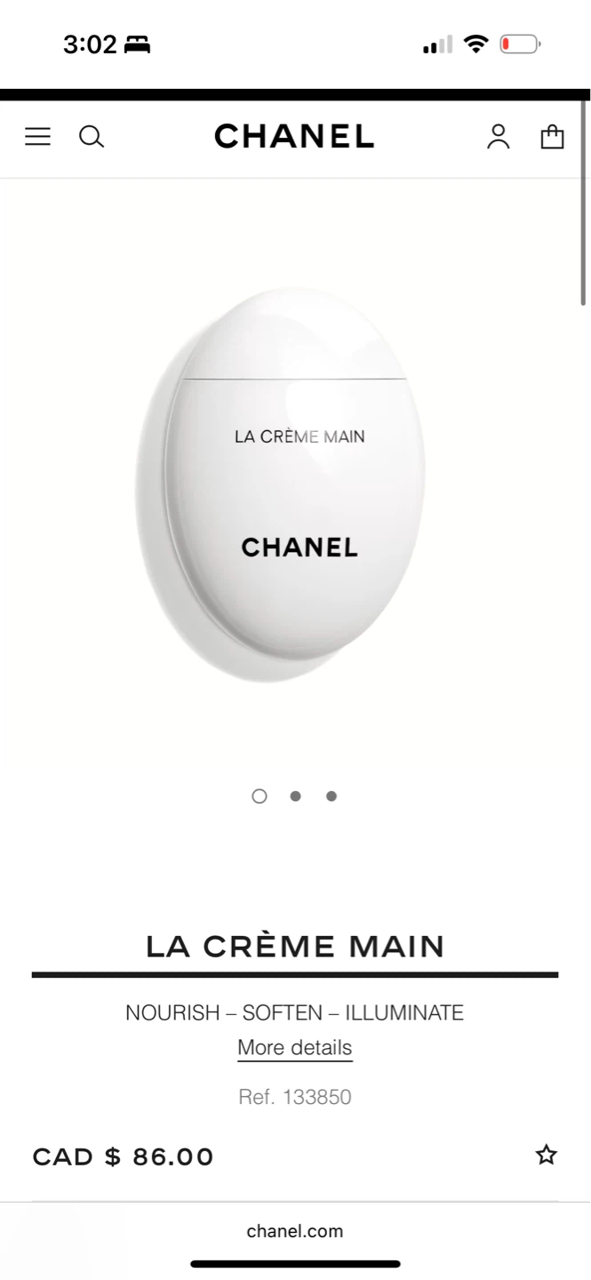 CHANEL LA CRÈME MAIN Hand Cream