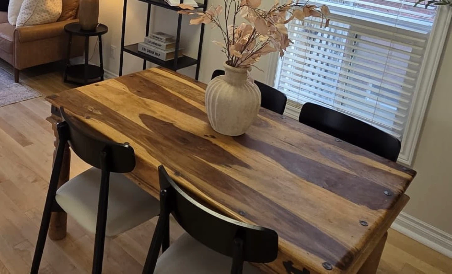 Rustic Solid Wood Farmhouse Dining Table – 55” - photo 2