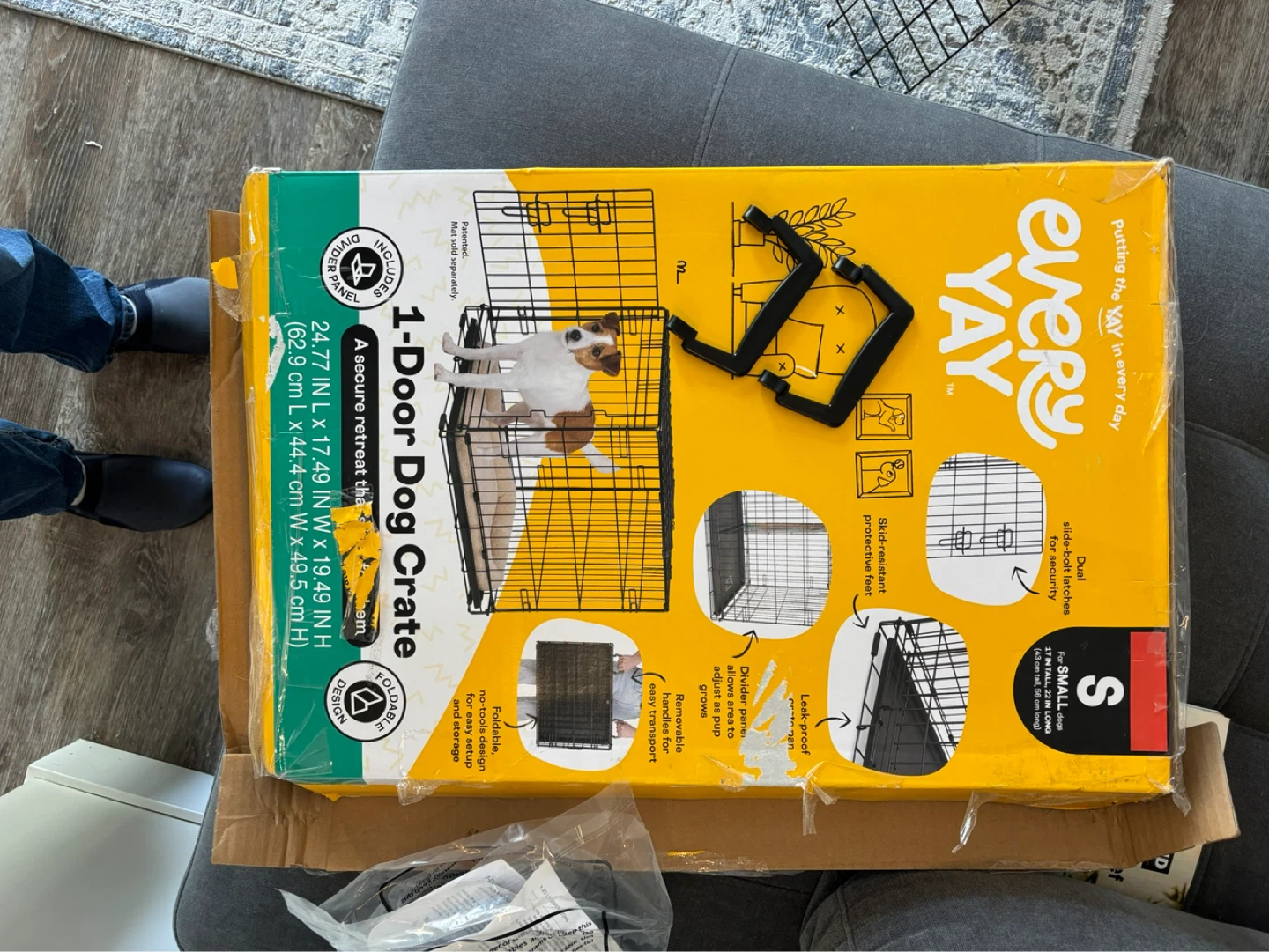 Every Yay 1-Door Dog Crate - Small