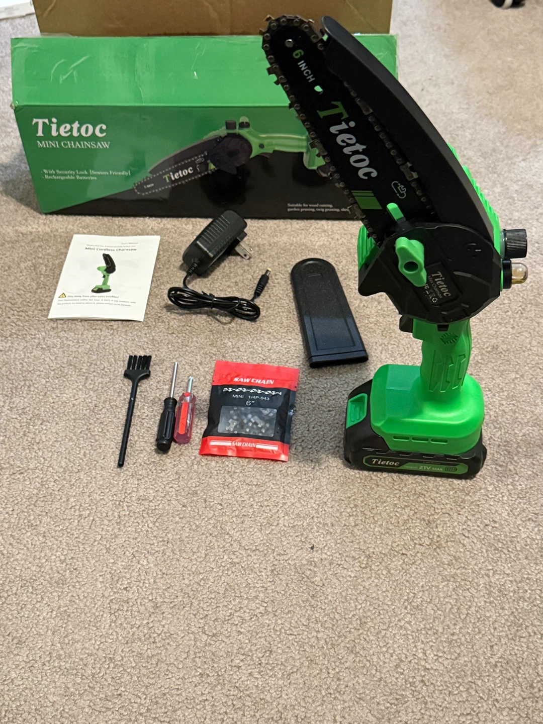 Tietoc Mini Chainsaw with 6" Saw Chain - photo 2