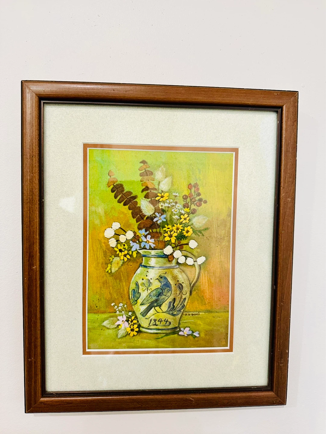 Framed Floral Wall Art Set – 2 Pieces - photo 4