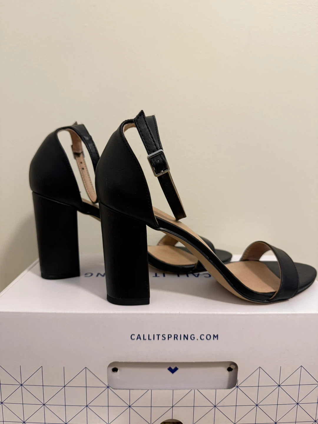 Call It Spring Black Block Heel Sandals - photo 2
