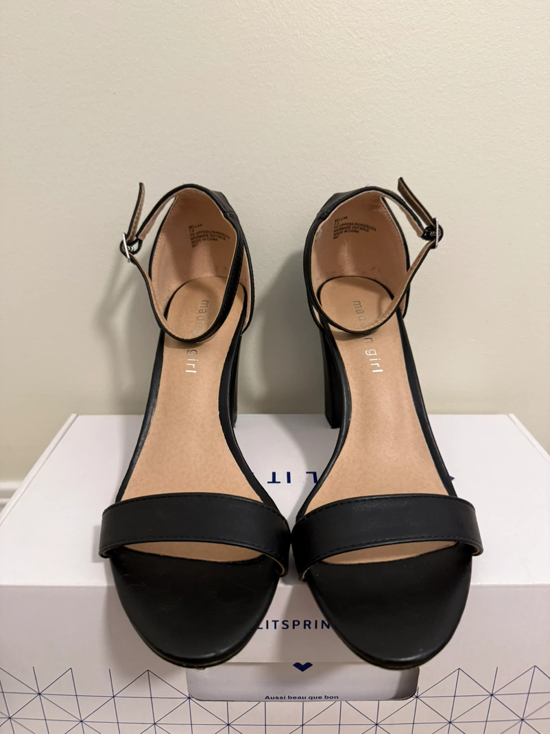 Call It Spring Black Block Heel Sandals - photo 3