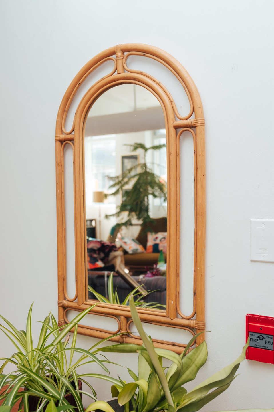 Palm Beach Bamboo Arch Mirror - photo 3