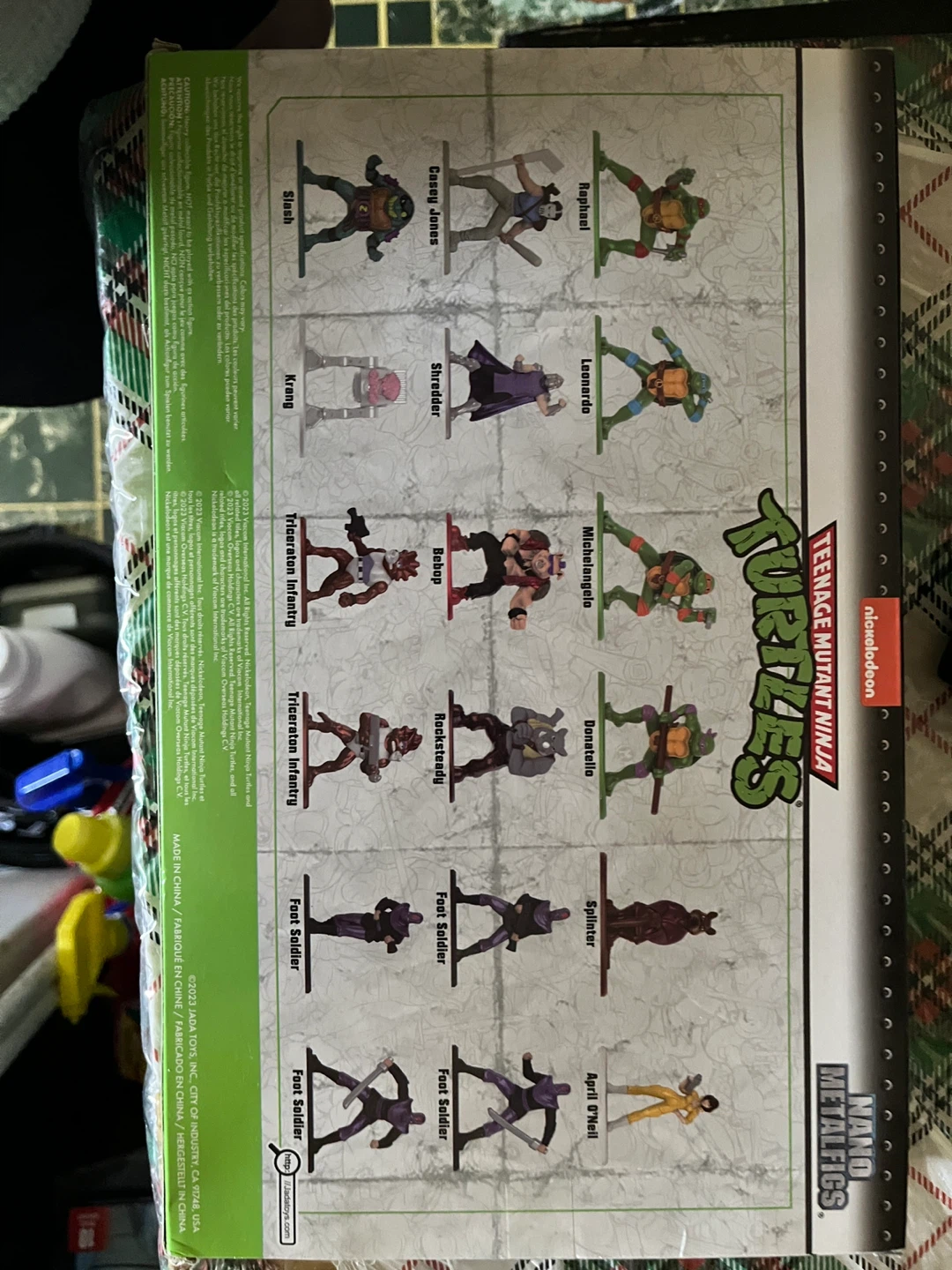 Teenage Mutant Ninja Turtles Nano Metalfigs 12-Piece Figure Set